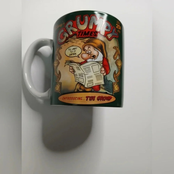 Disney Grumpy Time's coffee tea mug 16 ounces Snow White Disney store - Picture 4 of 6
